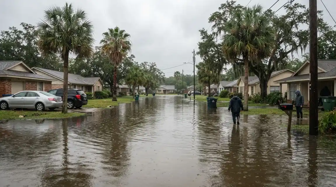 Baytown, TX water damage restoration — Burst Pipes vs. Storm Flooding